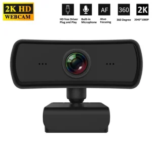 Full HD 2K Webcam with Microphone
